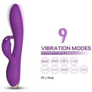 Armony Vibrators-Bonnie Vibrator Rabbit Silicone, 9 modalità · Vibratori (immagine 9)