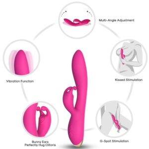 Armony Vibrators-Bonnie Vibrator Rabbit Silicone, 9 modalità · Vibratori (immagine 6)
