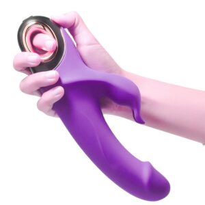 Armony Vibrators-Meteror Dildo Vibratore Rabbit Viola-Silicone, 10 · Vibratori (imaginea 4)