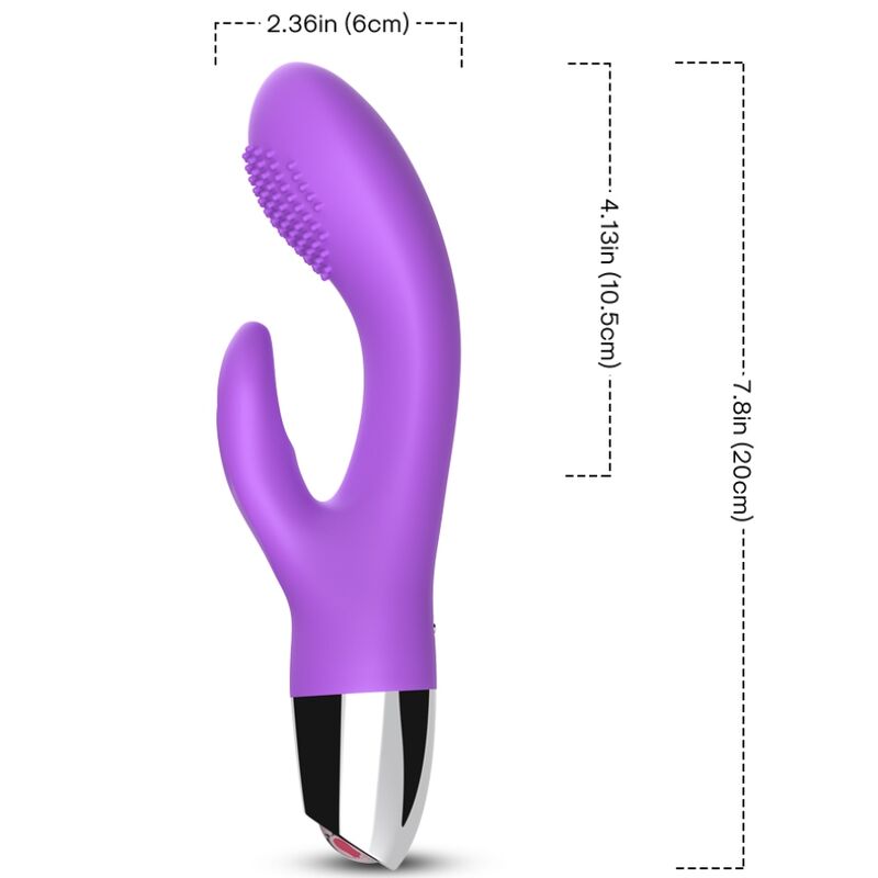 Armony Vibrators-Vibratore Rabbit Silicone, 2x9 Modi · Vibratori (immagine 7)