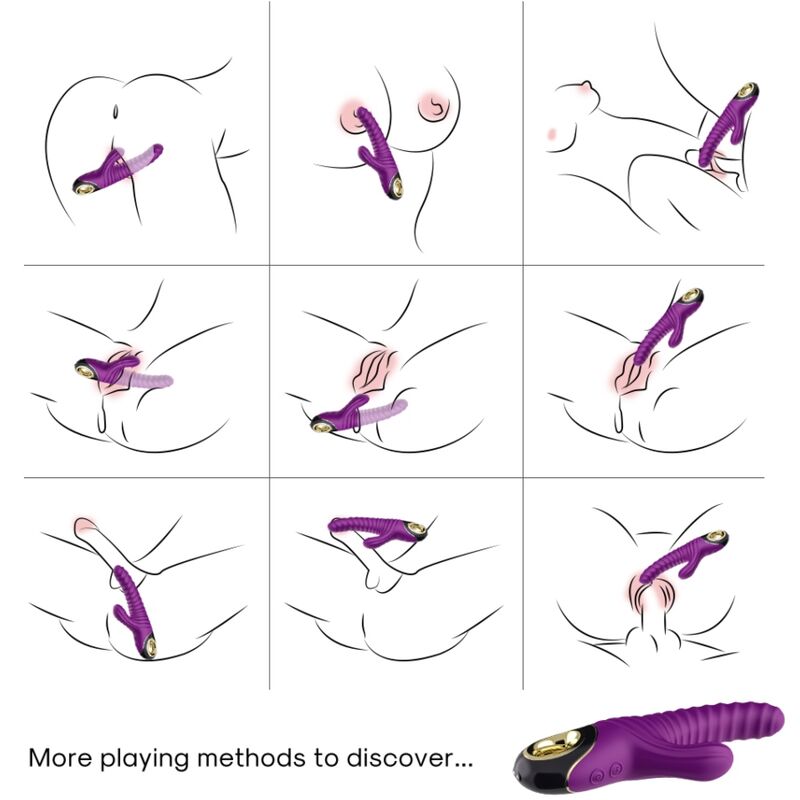Armony Vibrators-Eternity Silicone Vibrator, 2x9 Modi · Vibratori (imaginea 9)