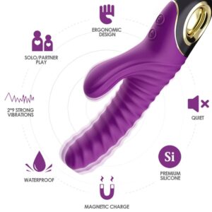 Armony Vibrators-Eternity Silicone Vibrator, 2x9 Modi · Vibratori (imaginea 8)