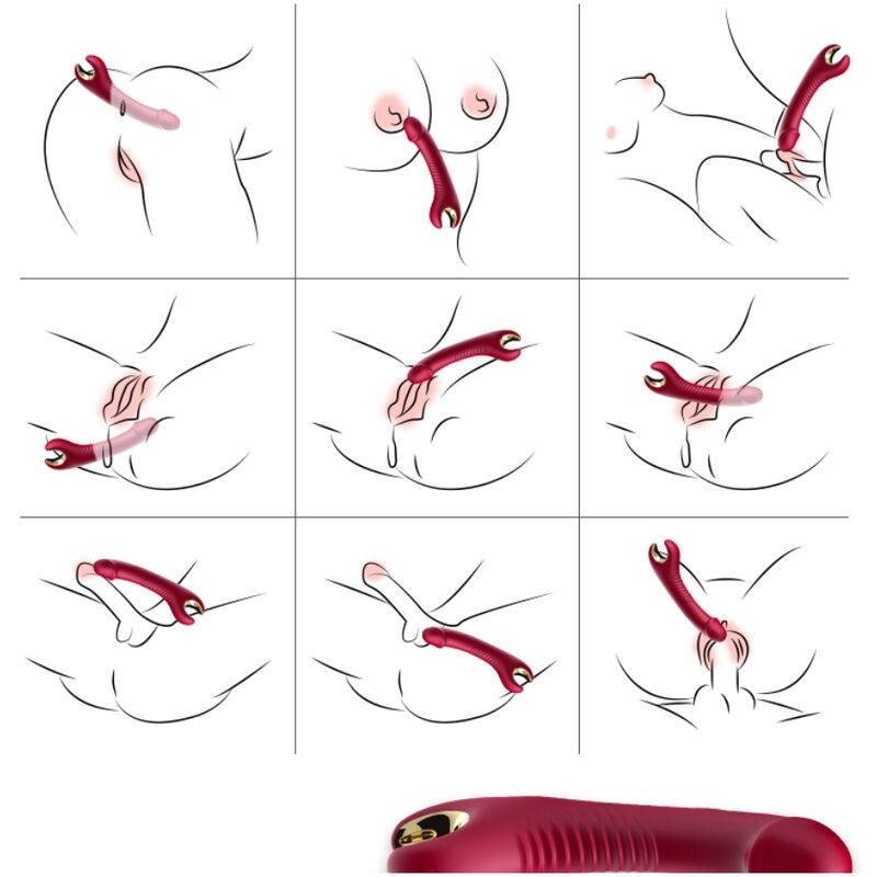 Armony Vibrators-Prince Dildo Vibratore e Rotatore Rosso-Silicone 2 Armony Vibrators-Prince Dildo Vibratore e Rotatore Rosso-Silicone · Vibratori (imaginea 2)