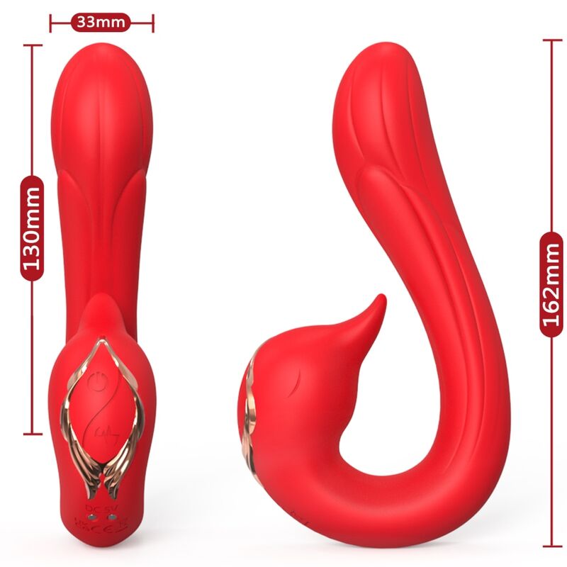 Armony Vibrators-Delfino Vibratore Multiposition & Heat Effect · Vibratori (immagine 3)