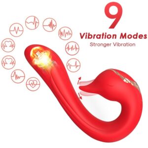 Armony Vibrators-Delfino Vibrator Multiposition & Heat Effect