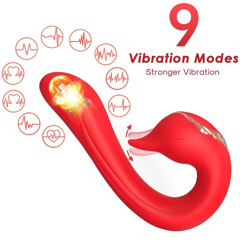 Armony Vibrators-Delfino Vibratore Multiposition & Heat Effect