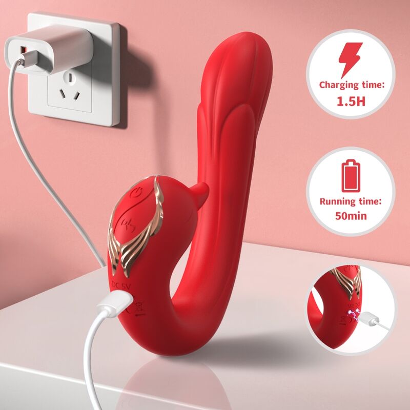 Armony Vibrators-Delfino Vibratore Multiposition & Heat Effect · Vibratori (immagine 2)