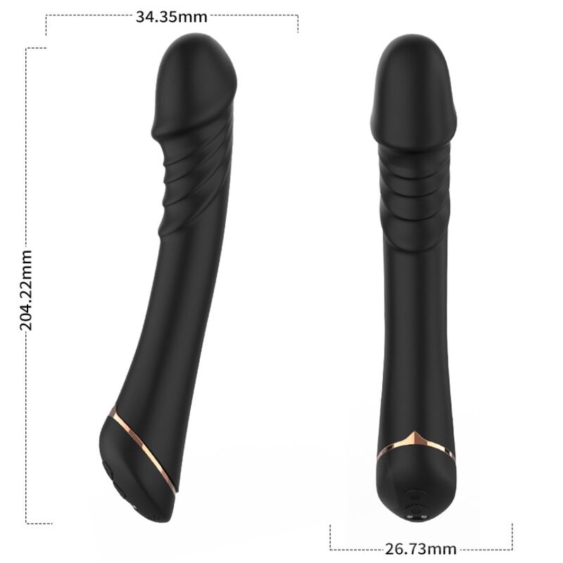 Armony Vibrators-Dildo Vibratore Silicone Nero-10 velocità 1 Armony Vibrators-Dildo Vibratore Silicone Nero-10 velocità · Vibratori