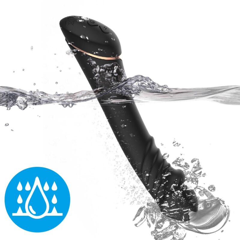 Armony Vibrators-Dildo Vibratore Silicone Nero-10 velocità 2 Armony Vibrators-Dildo Vibratore Silicone Nero-10 velocità · Vibratori (imaginea 2)