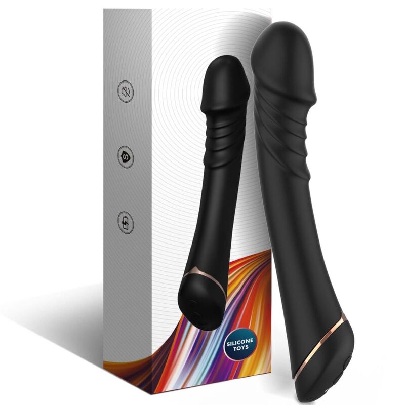 Armony Vibrators-Dildo Vibratore Silicone Nero-10 velocità 4 Armony Vibrators-Dildo Vibratore Silicone Nero-10 velocità · Vibratori (imaginea 4)