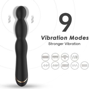 Armony Vibrators-Bambù vibratore regolabile Black-10 velocità · Vibratori (imaginea 3)
