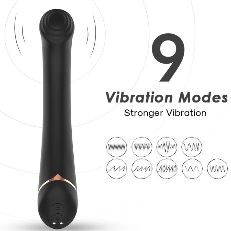 Armony Vibrators-Vibratore a testa piatta in Silicone, Nero-10 velocità 1 Armony Vibrators-Vibratore a testa piatta in Silicone, Nero-10 velocità · Vibratori