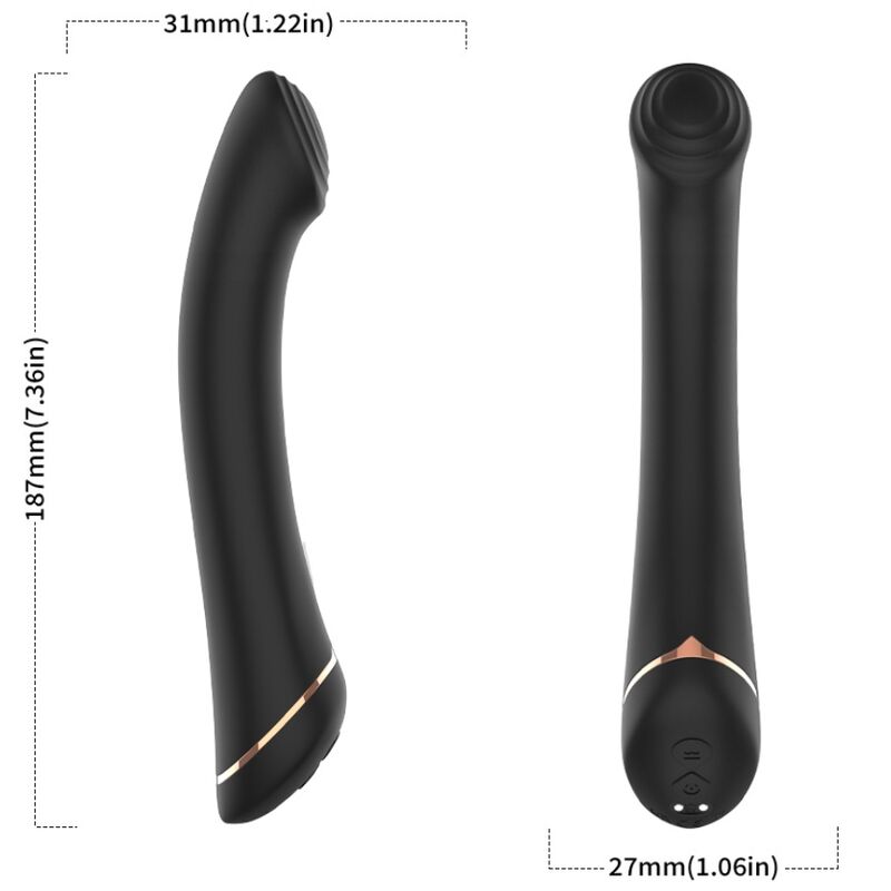 Armony Vibrators-Vibratore a testa piatta in Silicone, Nero-10 velocità 3 Armony Vibrators-Vibratore a testa piatta in Silicone, Nero-10 velocità · Vibratori (imaginea 3)