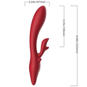 Armony Vibrators-Elk Vibrator Rabbit Curbat Rosso-Silicone, 10 8 Armony Vibrators-Elk Vibrator Rabbit Curbat Rosso-Silicone, 10 · Vibratori (imaginea 3)