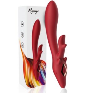 Armony Vibrators-Elk Vibrator Rabbit Curbat Rosso-Silicone, 10 10 Armony Vibrators-Elk Vibrator Rabbit Curbat Rosso-Silicone, 10 · Vibratori (imaginea 5)