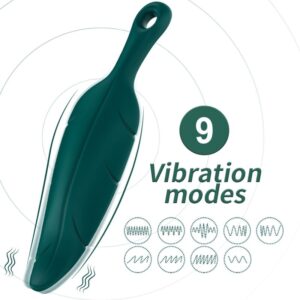 Armony Stimulators-Stimolatore & Vibratore Leaf Green-Silicone, 10 · Vibratori