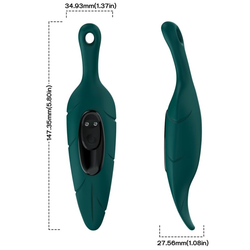 Armony Stimulators-Stimolatore & Vibratore Leaf Green-Silicone, 10 2 Armony Stimulators-Stimolatore & Vibratore Leaf Green-Silicone, 10 · Vibratori (imaginea 2)