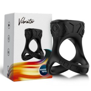 Armony For Him-Anello vibratore multiposizione Nero-Silicone, 10 · Anelli & Guaine per pene (imaginea 5)