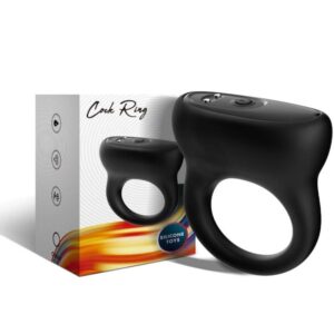 Armony For Him-Anello Vibratore Nero-Silicone, 10 velocità · Anelli & Guaine per pene (imaginea 2)