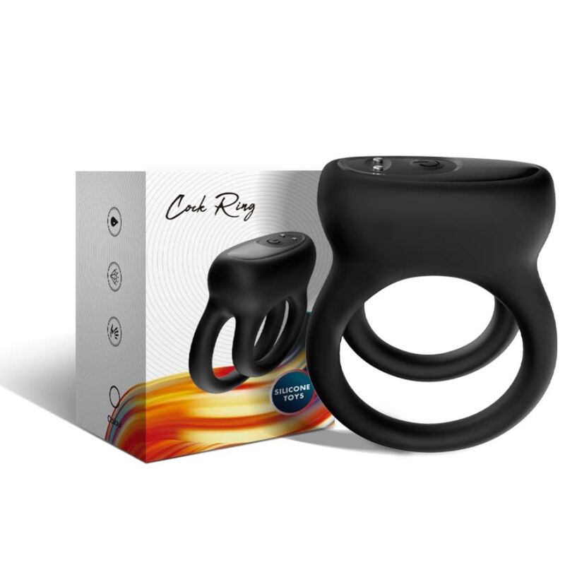 Armony For Him-Vibratore a doppio anello Nero-Silicone, 10 velocità 5 Armony For Him-Vibratore a doppio anello Nero-Silicone, 10 velocità · Anelli & Guaine per pene (imaginea 5)