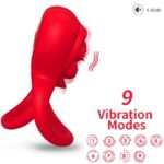 Armony For Him-Anello Vibratore Cuore Rossa-Silicone, 10 velocità · Anelli & Guaine per pene