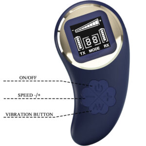 Remote Control-Miniera Uovo Vibratore con Telecomando Blu-Silicone — PRETTY LOVE · Vibratori (immagine 6)
