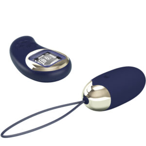 Remote Control-Miniera Uovo Vibratore con Telecomando Blu-Silicone — PRETTY LOVE · Vibratori (immagine 2)