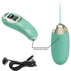 Remote Control-Uovo Vibratore Verde con Telecomando Miniera-Silicone, 10 — PRETTY LOVE · Vibratori (immagine 5)