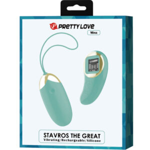 Remote Control-Uovo Vibratore Verde con Telecomando Miniera-Silicone, 10 — PRETTY LOVE · Vibratori (immagine 6)