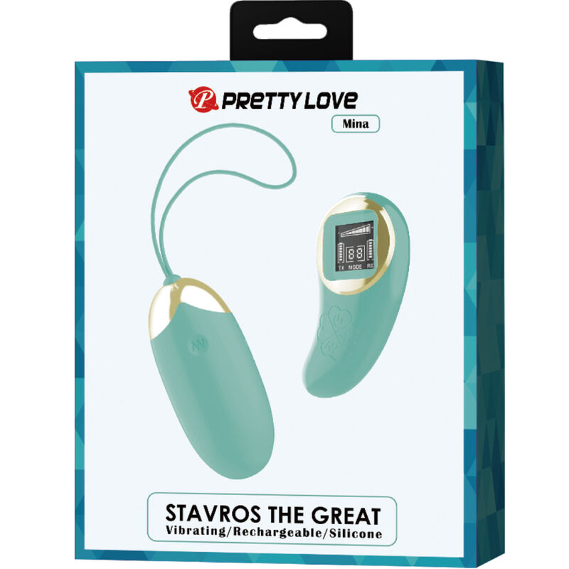 Remote Control-Uovo Vibratore Verde con Telecomando Miniera-Silicone, 10 — PRETTY LOVE · Vibratori (immagine 6)