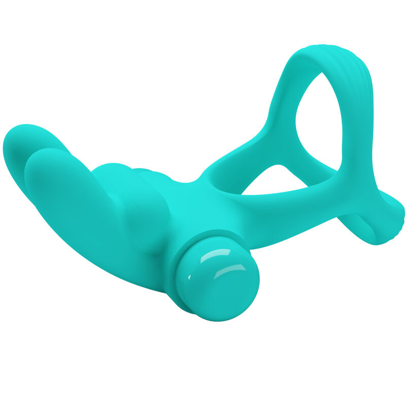 For Him-Dante Green Rabbit Anello Vibratore-Silicone, 10 velocità 5 For Him-Dante Green Rabbit Anello Vibratore-Silicone, 10 velocità — PRETTY LOVE · Anelli & Guaine per pene (imaginea 5)