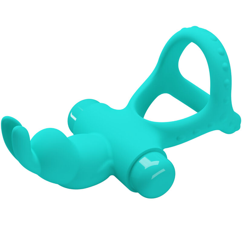 For Him-Figgy Green Rabbit Anello Vibratore-Silicone, 10 velocità 5 For Him-Figgy Green Rabbit Anello Vibratore-Silicone, 10 velocità — PRETTY LOVE · Anelli & Guaine per pene (imaginea 5)