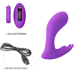 High Tech-Idabelle Vibrazione e Pulsazione con Telecomando — PRETTY LOVE · Vibratori (immagine 5)