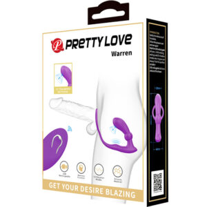 For Him-Warren Anello per Pene e Plug anale Vibratore — PRETTY LOVE · Anelli & Guaine per pene (immagine 13)