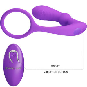 For Him-Warren Anello per Pene e Plug anale Vibratore — PRETTY LOVE · Anelli & Guaine per pene (immagine 10)