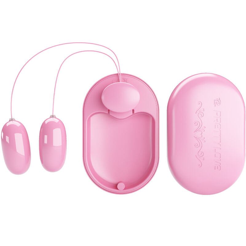 Remote Control-Fun Box Bullet Vibrante Rosa-Silicone, 12 velocità — PRETTY LOVE · Vibratori (immagine 2)