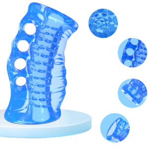 Armony For Him-Masturbatore Finger Blue-TPE, Impermeabile · Masturbatori (imaginea 2)