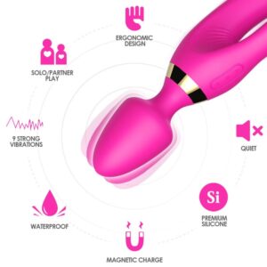 Armony Massagers-Massaggiatore e vibratore coniglio in silicone · Vibratori (immagine 3)