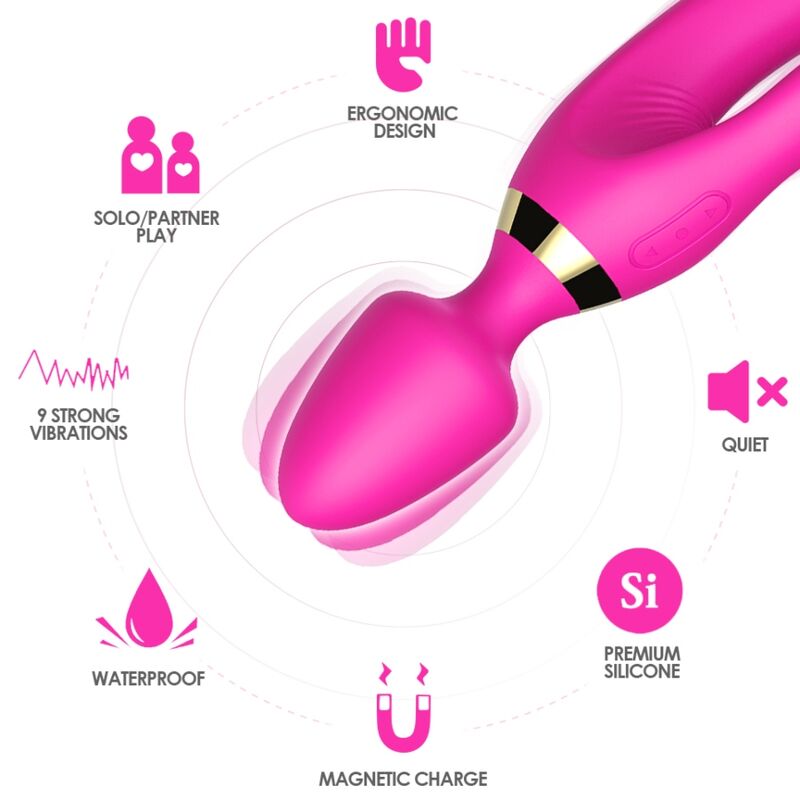 Armony Massagers-Massaggiatore e vibratore coniglio in silicone · Vibratori (immagine 3)