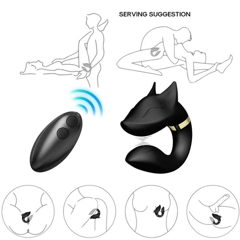 Armony For Couples-Fox Vibratore per Coppia, Telecomando · Giocattoli per coppie