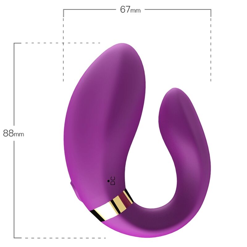 Armony For Couples-Crescent Vibratore per Coppia, Telecomando 3 Armony For Couples-Crescent Vibratore per Coppia, Telecomando · Giocattoli per coppie (imaginea 3)