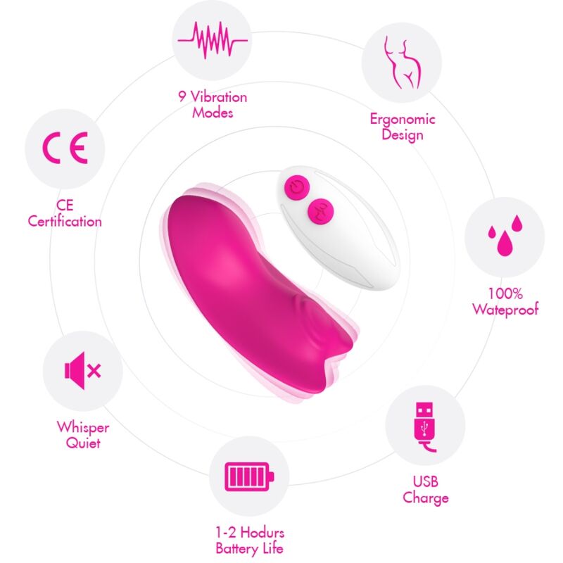 Armony Wearables-Butterfly Mutandine Vibratore Portatile 27 Armony Wearables-Butterfly Mutandine Vibratore Portatile · Vibratori (imaginea 9)