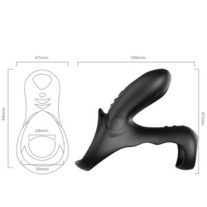 Armony For Him-Ranger Anello Vibratore Doppio per Coppia · Anelli & Guaine per pene (imaginea 4)