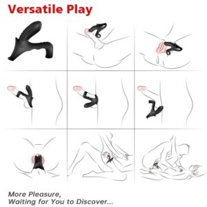 Armony For Him-Ranger Anello Vibratore Doppio per Coppia · Anelli & Guaine per pene (imaginea 3)