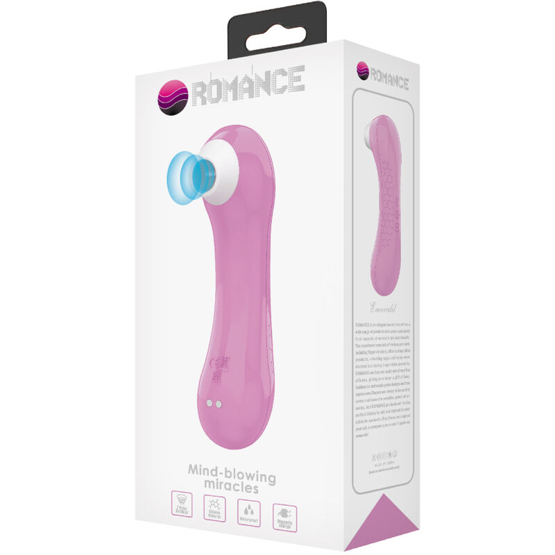 Romance-Aspirapolvere Clitorideo Emerald Pink-Silicone, 7 velocità 7 Romance-Aspirapolvere Clitorideo Emerald Pink-Silicone, 7 velocità · Vibratori (imaginea 7)