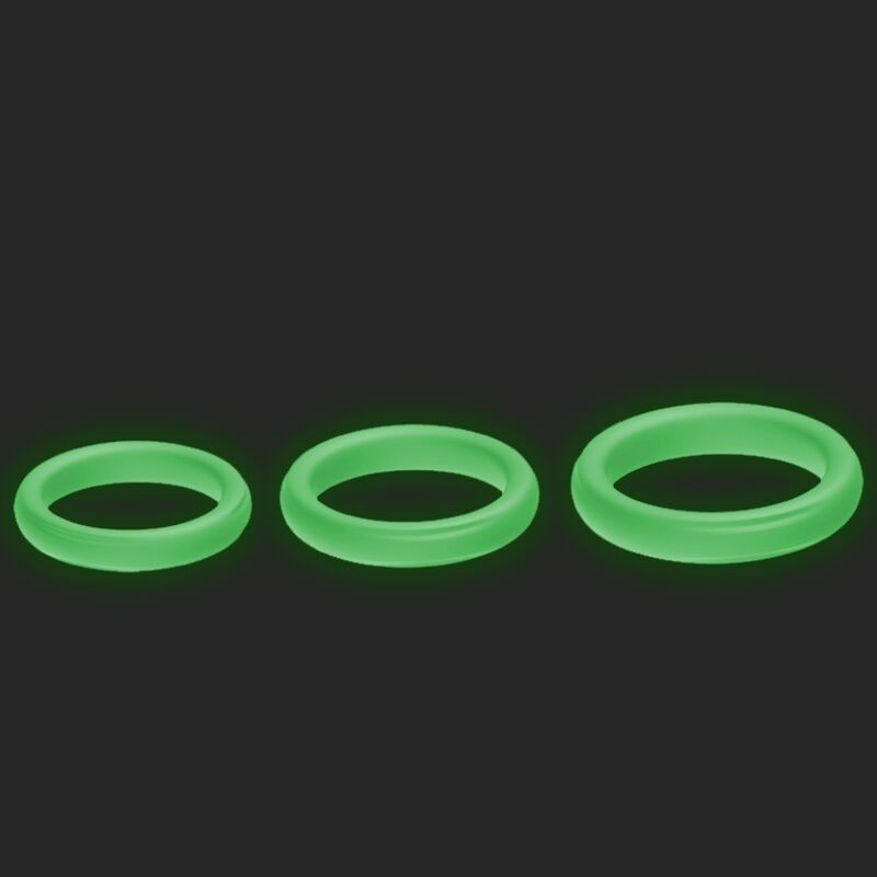 Armony For Him-Tripla Silicone Ring Luminoso · Anelli & Guaine per pene (immagine 2)
