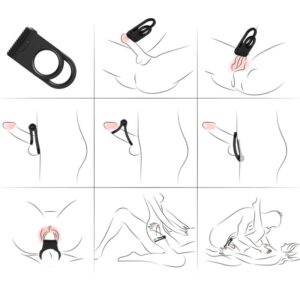 Armony For Him-Twins Anello Vibratore Doppio per Coppia · Anelli & Guaine per pene (immagine 3)