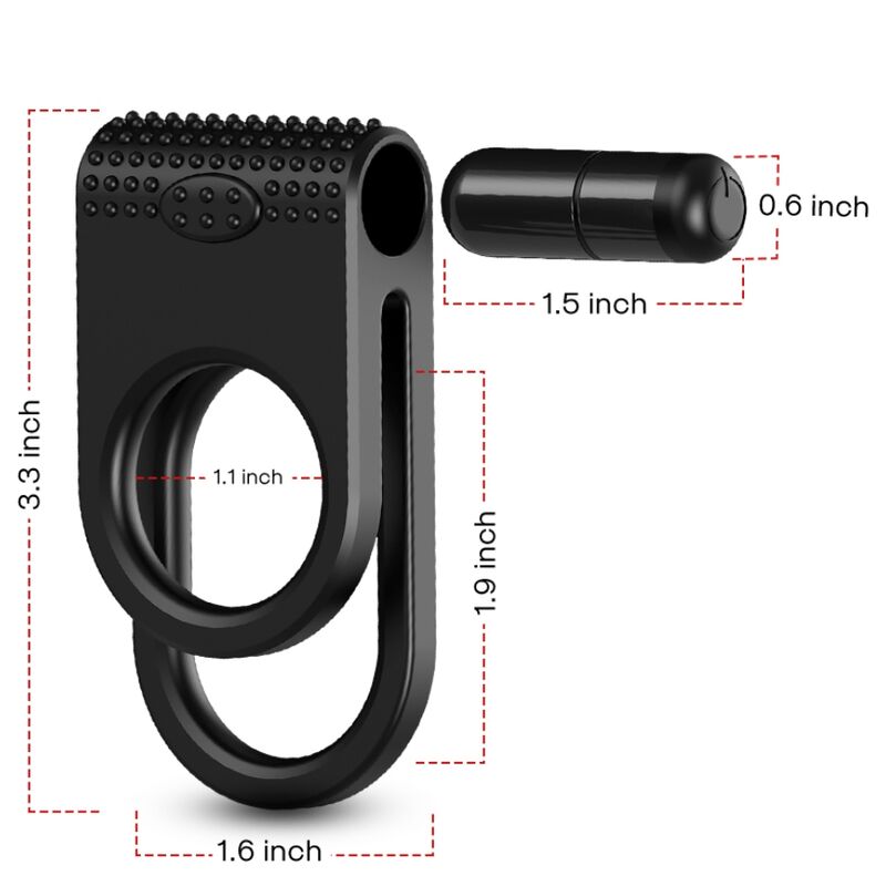 Armony For Him-Twins Anello Vibratore Doppio per Coppia 2 Armony For Him-Twins Anello Vibratore Doppio per Coppia · Anelli & Guaine per pene (immagine 2)