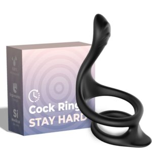 Armony For Him-Anello anale a doppia coda, Nero-Silicone · Anelli & Guaine per pene