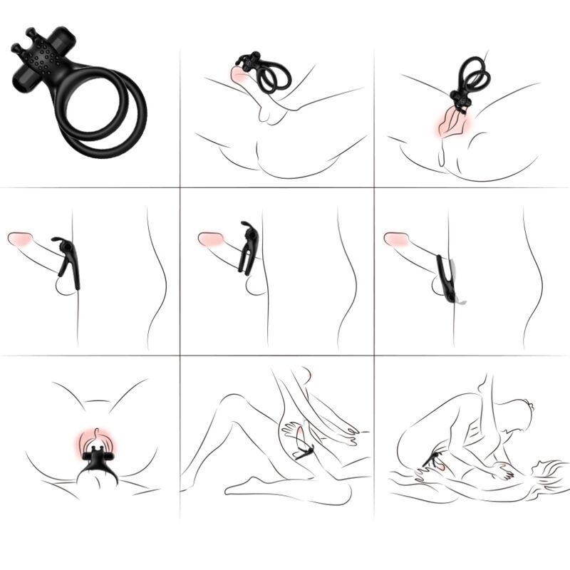 Armony For Him-Traveler Anello Vibratore Doppio per Coppie 2 Armony For Him-Traveler Anello Vibratore Doppio per Coppie · Anelli & Guaine per pene (imaginea 2)